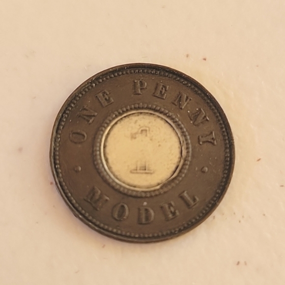 One Penny Model Victoria Reg.- United Kingdom - Picture 2 of 2